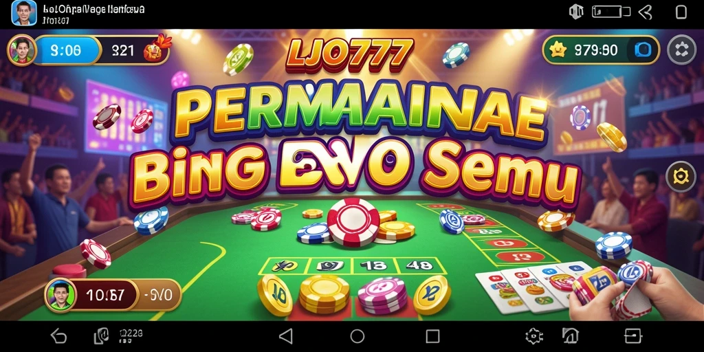 Screenshot utama LJO777 menampilkan gameplay Bingo yang seru dan interaktif.