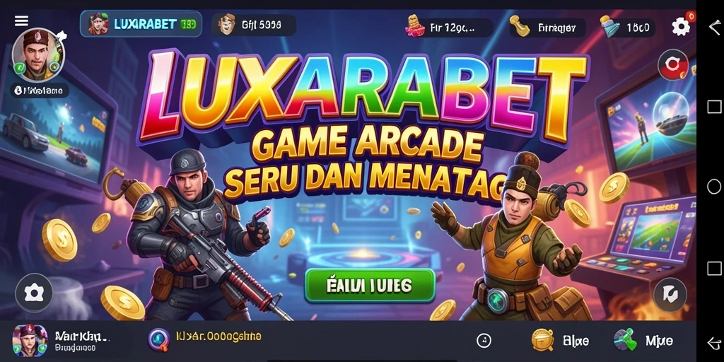 Tampilan gameplay seru dan penuh tantangan di LUXARABET.