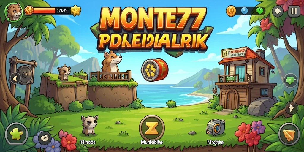 Screenshot gameplay MONTE77 menampilkan suasana permainan Idle yang seru.