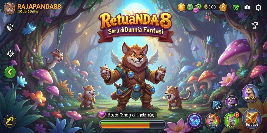 Tangkapan layar gameplay RAJAPANDA88 yang mendebarkan.