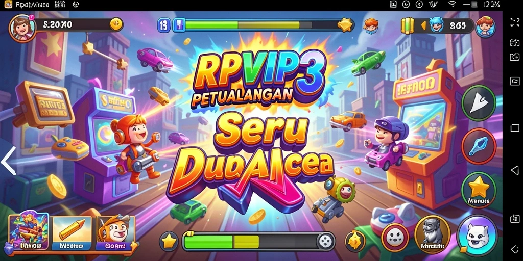 Tampilan utama gameplay RPVIP3 yang seru dan menantang.
