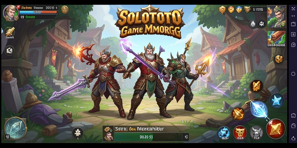 Tampilan gameplay seru SOLOTOTO di dunia MMORPG.