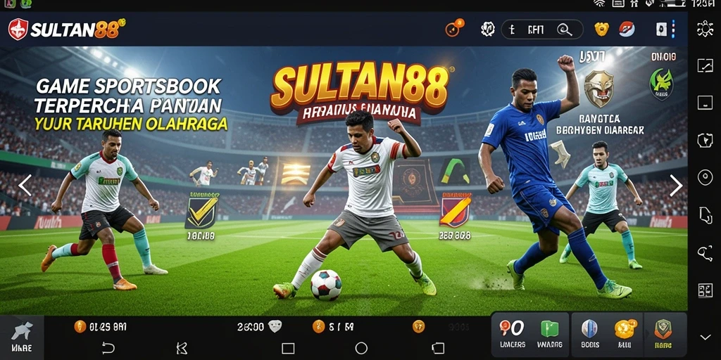 Screenshot gameplay SULTAN88 menampilkan antarmuka taruhan olahraga.