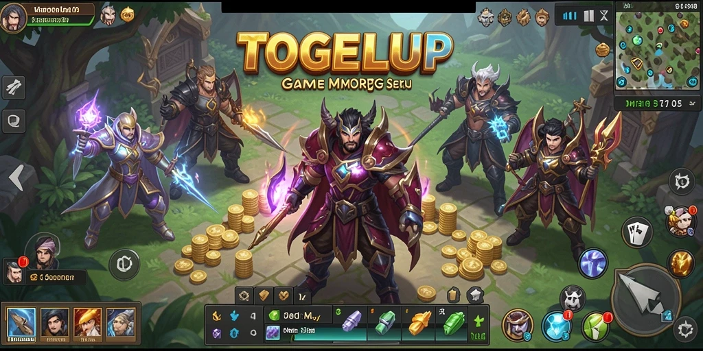 Gameplay seru dan menantang dalam TOGELUP MMORPG.
