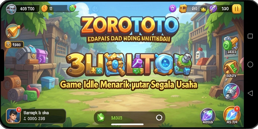 Tampilan gameplay ZOROTOTO yang menghibur dan santai.