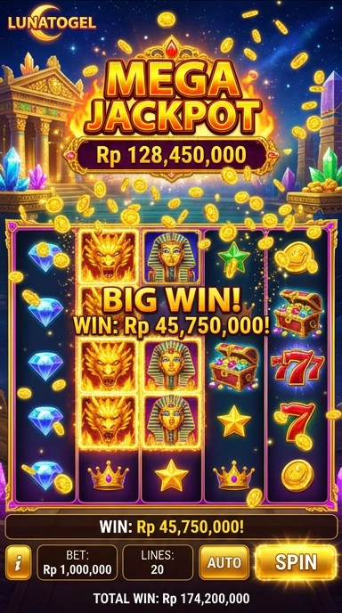 Screenshot aplikasi lunatogel menampilkan antarmuka yang user-friendly.